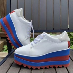 NWT platform Derby Stella McCartney sneakers. Fit like a size 5.